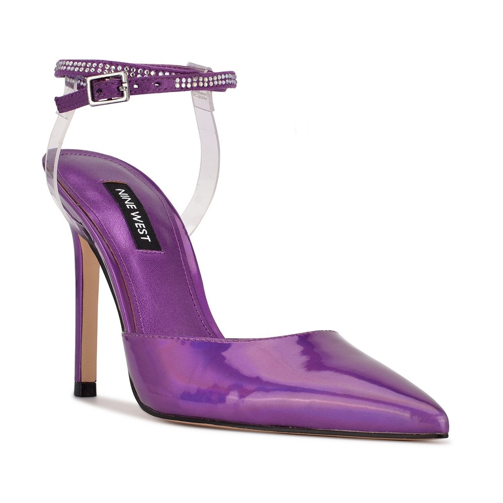 NIB Nine West Frant Purple Stiletto Heels